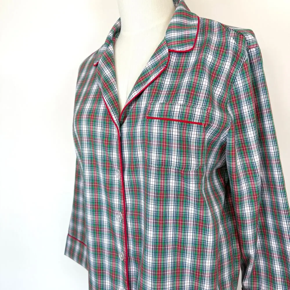 TBBC Beaufort Bonnet Matching Pajama Set Plaid Flannel XXL Sleep Loungewear PJs